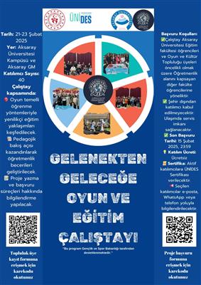 Gelenekten Geleceğe Oyun ve Eğitim Çalıştayı